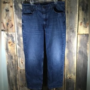 Levi’s 550 dark indigo wash denim jeans men’s size 38x29